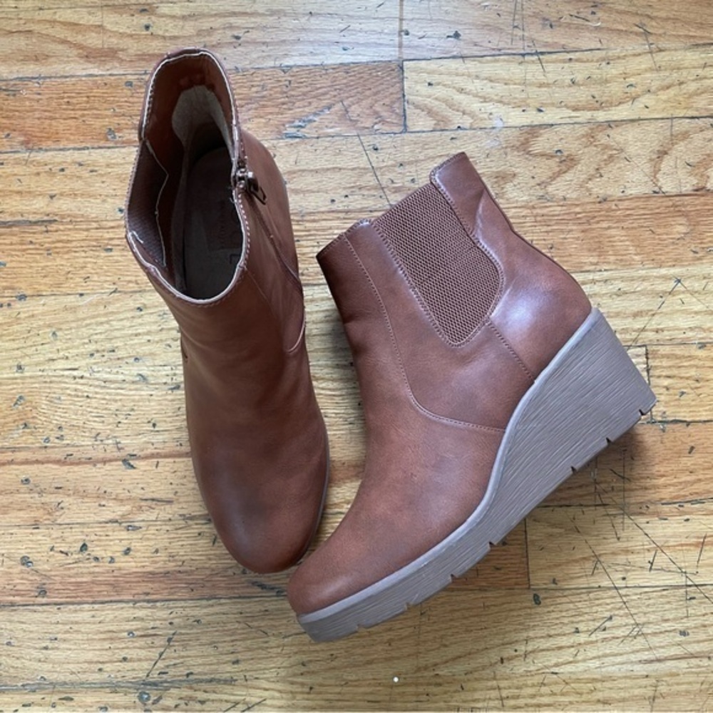 Naturalizer Wedge Booties size 12